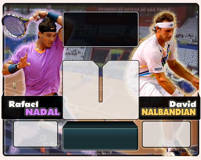Nadal vs Nalbandian en Sao Paulo 2013